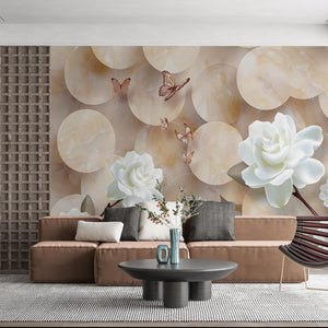 Large Peony Flowers Wallpaper