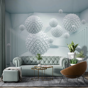  Modern Abstract Stereoscopic Balls Wallpaper