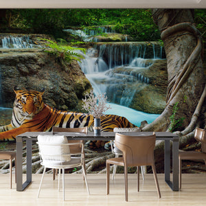  Tiger in the Jungle Wallpaper
