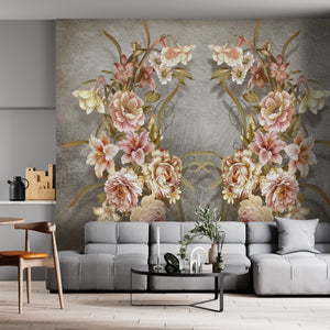 Floral Crown Wallpaper Mural