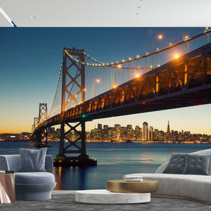 San Francisco Sunset Wallpaper | Bridge Wallpaper 