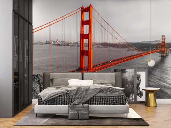Red Golden Gate Bridge Wallpaper
