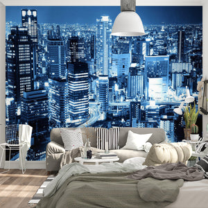 Country Wallpaper for Walls -  Night Skyline Wallpaper