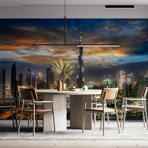 Country Theme Wallpaper -  Burj Khalifa and Skyscrapers Wallpaper