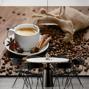Murals Food | Mural Coffee | Coffee Cup Kitchen Wall Mural
