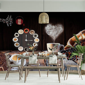 Wall Murals for Dining Room | Coffee Murals | Coffee Kitchen Wall Mural