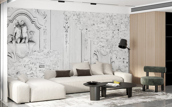 Interior Wall Paper Texture | Contemporary Wall Sculptures Wallpaper