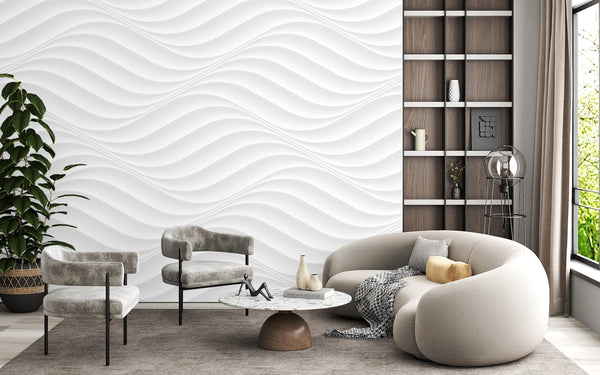 Texture Wallpaper for Walls | White Abstract Wallpaper