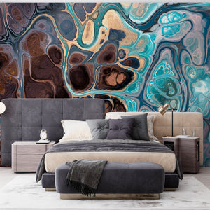  Multicolored Alcohol Inks Wall Mural