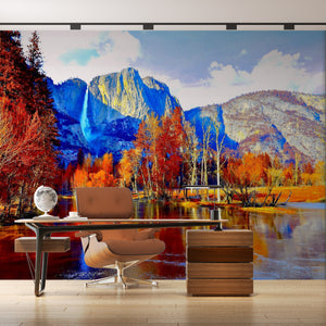  Autumn Mountain Landscape Wallpaper