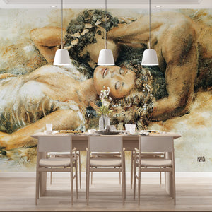 Fresco Wallpaper | Gentle Kiss Wallpaper