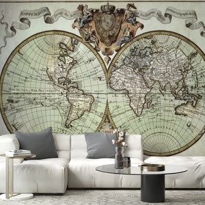 World Map Wallpaper | Ancient Maps of the World Wall Mural