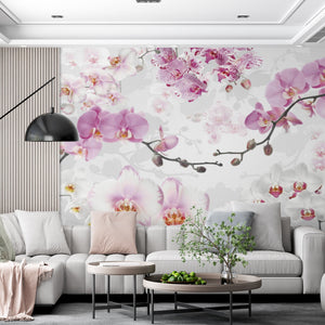  Multi-colored Orchids Wallpaper