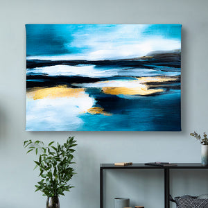 Canvas Wall Art | Shades of Blue Canvas Poster
