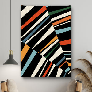 Canvas Wall Art | Abstract Lines Aesthetic Minimalism Canvas Poster