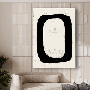 Canvas Wall Art | Vintage Abstract Oval Line Canvas Poster