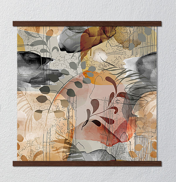 Canvas Wall Art, Hanging Canvas Prints, Colorful Multicolor Abstract Wall Poster