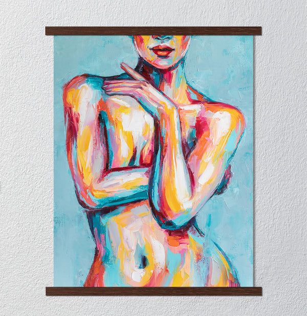 Canvas Wall Art, Abstract Woman, Body Wall Poster
