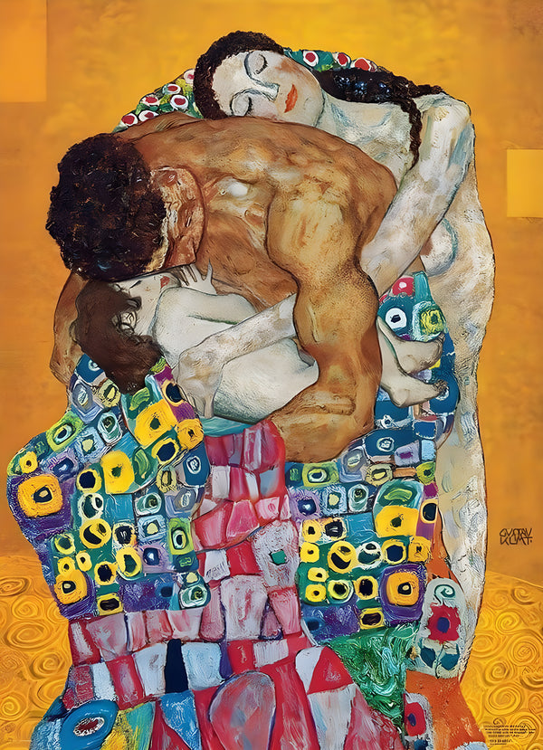 Canvas Wall Art, Gustav Klimt "Family Embrace", Wall Poster