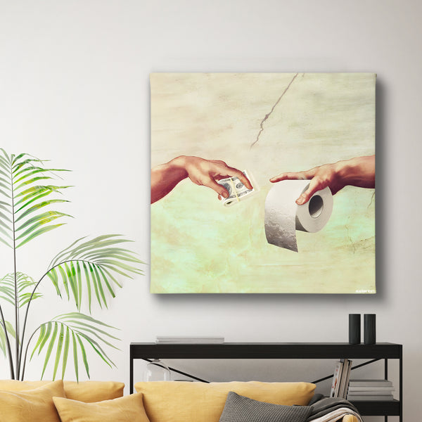 Canvas Wall Art, Finger Touch, Wall Poster