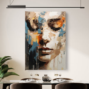 Canvas Wall Art - Abstract Woman Face