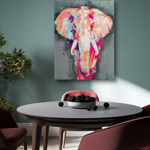 Wall Poster - Oil Painted Elephant