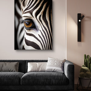 Wall Poster - Zebra Eyes