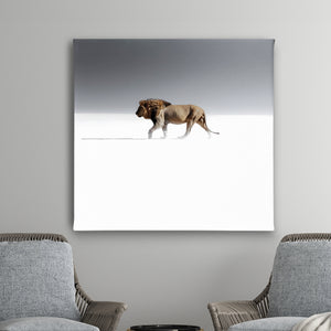 Canvas Wall Poster -  Gorgeos Lion