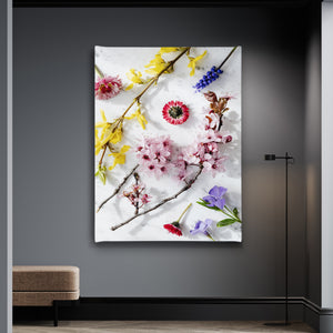 Canvas Wall Art  -  Multicolored flowers
