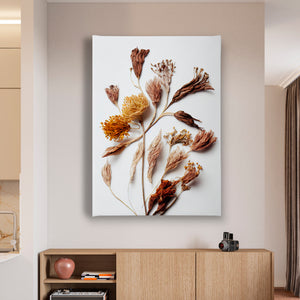 Canvas Wall Art  -  Dried Flowers