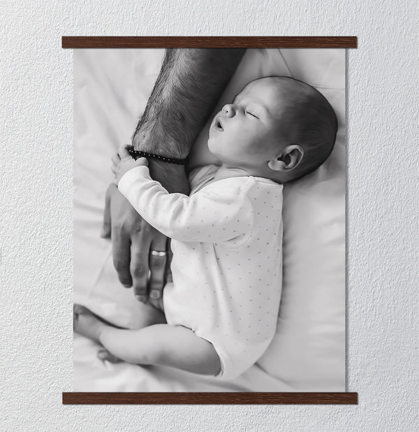 Canvas Wall Art, Dad Hands, Wall Poster