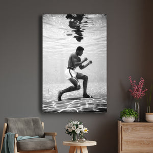 Wall Art - Black & White Under the Water