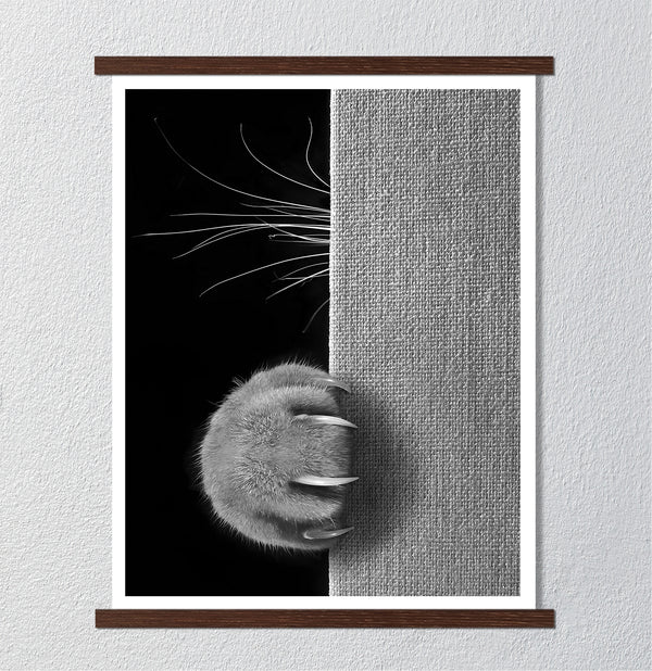 Canvas Wall Art, Lion's paw, Wall Poster