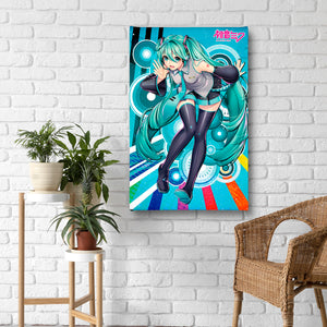 Nursery Wall Poster - Anime Girl