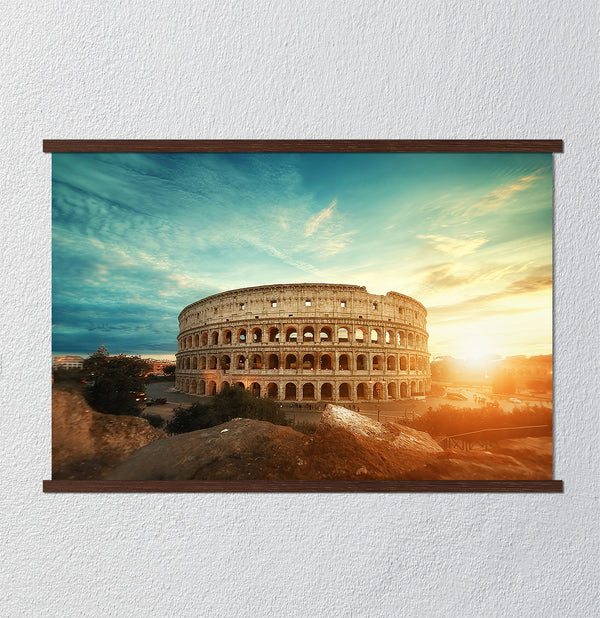 Canvas Wall Art, Historical monument, Colosseum, Rome- Italy, Wall Poster
