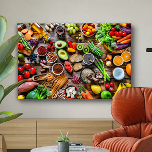Canvas Wall Art -Vegan Food