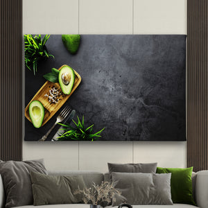 Canvas Wall Art - Green Fresh Avocado