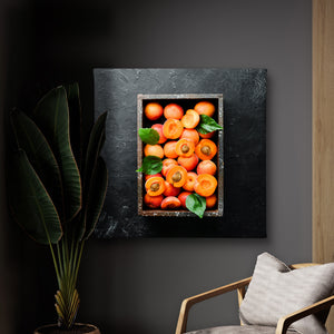 Canvas Wall Art - Fresh Fruits Apricot