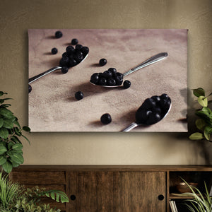Canvas Wall Art - Black Berries