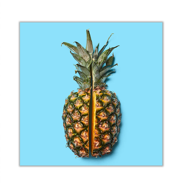 Canvas Wall Art, Pineapple Tropical Fruit, Wall Poster