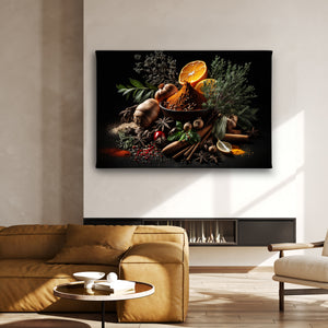 Wall Art - Colorful Spices & Fruits