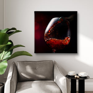 Wall Art - Red Wine Glass Wall Poster
