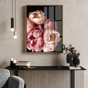 Wall Art - Pink Peony Flowers Wall Poster
