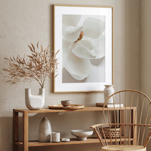 Wall Art - White Magnolia Flower Wall Poster