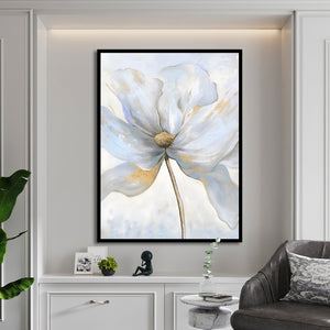 Wall Art - Painted Large Flower Wall Poster