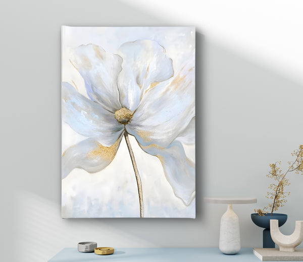 Canvas Wall Art -  Painted Large Flower Wall Poster