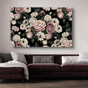 Wall Art - Soft Pink & White Rose Flowers Wall Poster