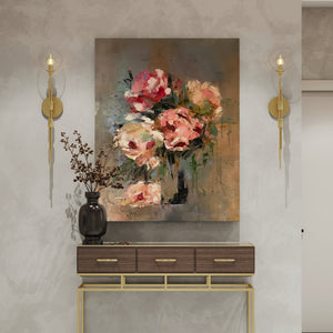 Wall Poster - Soft Colors Flower Bouquet