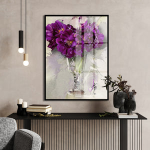 Wall Poster -Purple Flower Bouquet