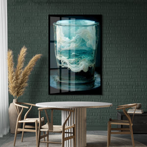 Wall Art - A Sea Lost in Glass